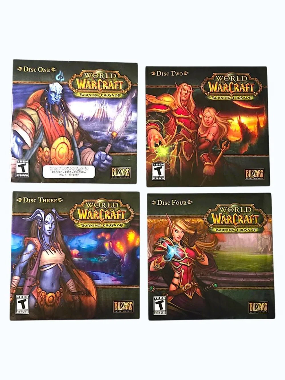 World of Warcraft The Burning Crusade PC Game 2007 Complete Expansion Set No Box